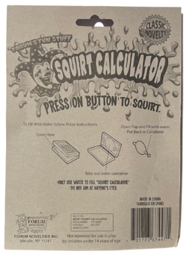OFFICE PRACTICAL JOKE SET 4 Pranks Gag Work Gift Bang Pen Squirt Calculator Ink - Picture 12 of 13