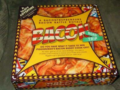 BACON Road Trip Board game - Bacon Recipe Cook Off - Complete