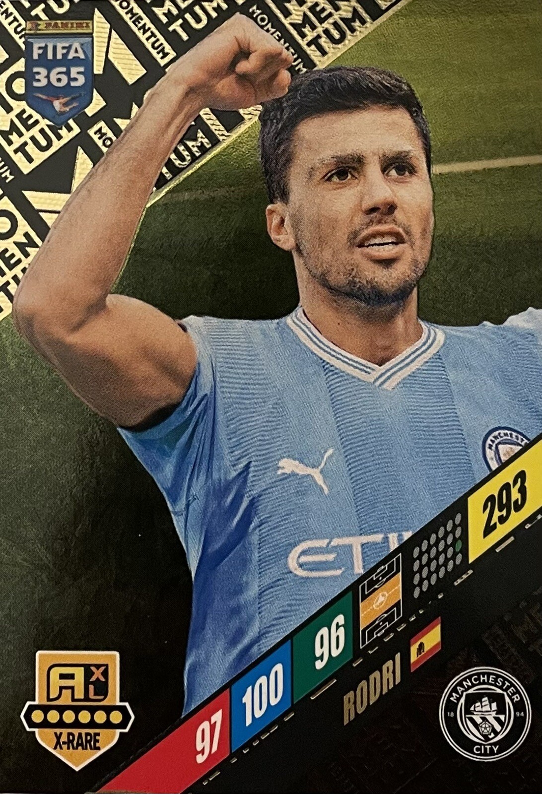 RODRI PANINI ADRENALYN XL FIFA 24 MOMENTUM CARD 2024 Manchester City