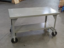 Little Giant 60 x 30 Mobile Work Bench 7 Ga. Welded Steel 5000 lb. Capacity