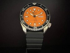 SEIKO Diver 7548-700C Quadrante Arancione Quarzo Giappone Anni 80 Spazzatura Mancante Custode