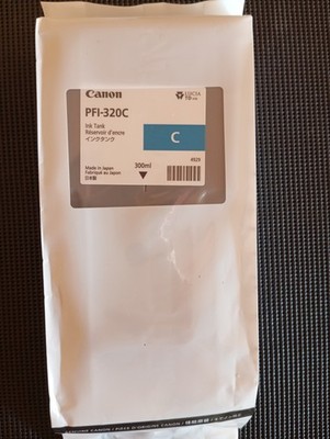 Original Canon PFI 320 C Blau Cyan Tintenpatrone  Ink Tank