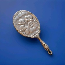 Sterling Silver Chatelaine Hand Mirror Pendant – Reynolds Cherub Design