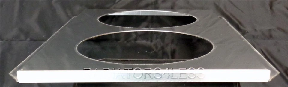 NUEVO TODO ALUMINIO CUBIERTA VENTILADOR RADIADOR 71 72 73 FORD MUSTANG COUGAR UTILIZA VENTILADORES 12" Foto 3 de 3