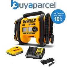 DeWalt DCC018 18V XR Cordless Inflator Triple Source + 18v Battery + Charger