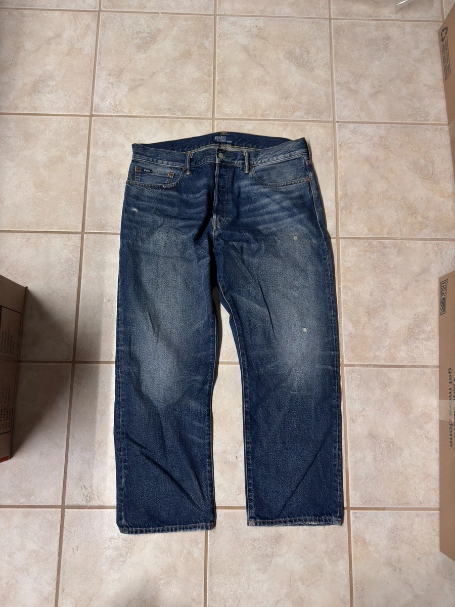 Polo Ralph Lauren Zip Blue Jeans for Men for sale | eBay