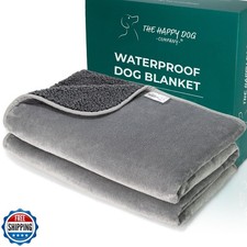 100 Waterproof Dog Blankets - Extra Large Dogs - Soft Fleece Washable Dog Bl