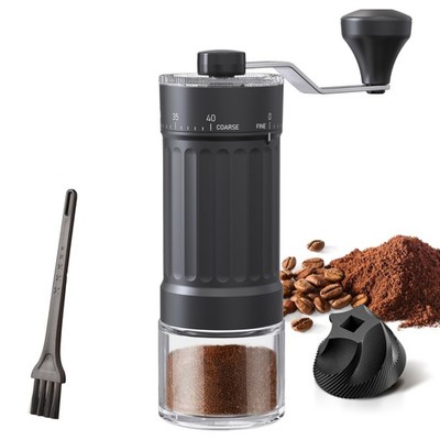 KharWette Tragbare Kaffeemühle konischer Grat für kleine, junge ECB-schwarz 