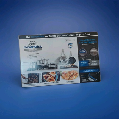 #ad Ninja C69500 Foodi NeverStick Stainless 10 Piece Cookware BNIB $175.00