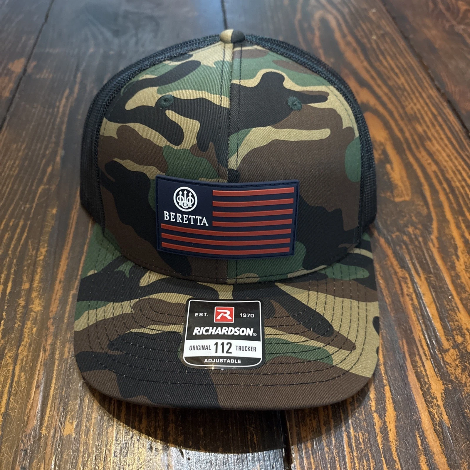 New Beretta Flag Trucker Hat Multicam Camo Cap OSFA Tactical Snapback