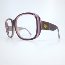 Lacoste LA12650 PU Purple Lavender Oversized Square Eyeglass Frames 61-17-125