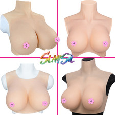 C-H Cup Silicone Breast Forms Breast Plates Fake Boobs Crossdresser Drag Queen