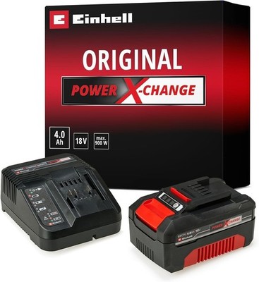 Einhell PXC-Starter-Kit 18 V 4,0 Ah Akku Ladegerät Power X-Change 1 Tag Express