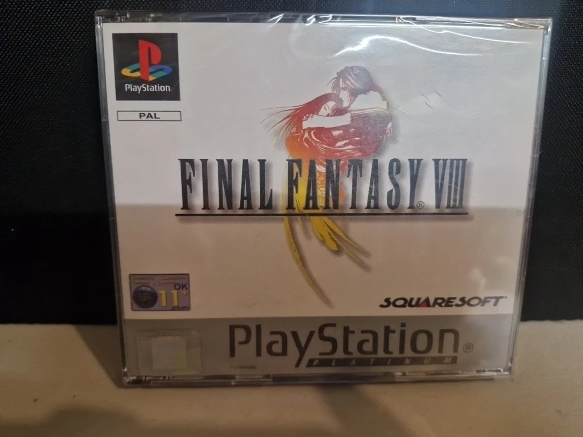 Final Fantasy VIII (FF8) PS1 PAL Platinum - Version Complète CIB - Bon état