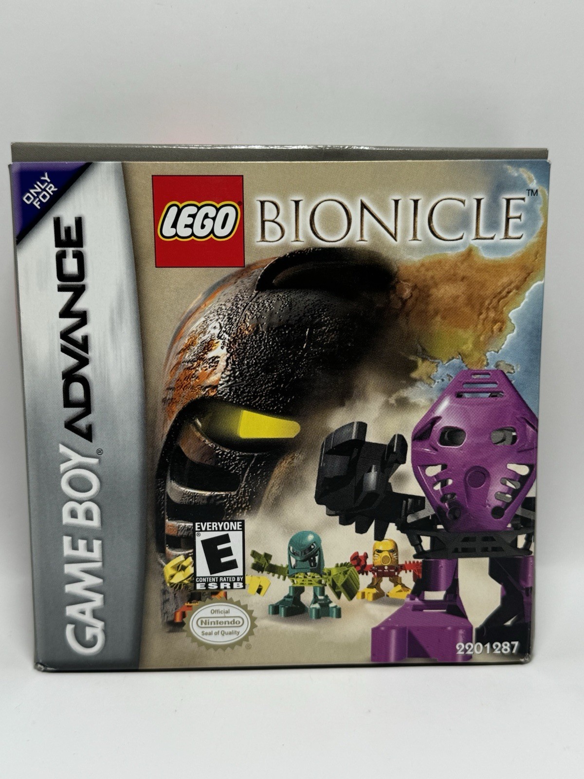 LEGO Bionicle (Nintendo Game Boy Advance, 2001) BOX, MANUAL AND INSERTS* GBA