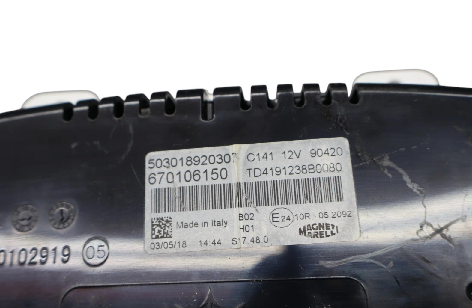 14-20 Maserati Ghibli Speedometer Instrument Cluster Gauge Black 670105343 Oem