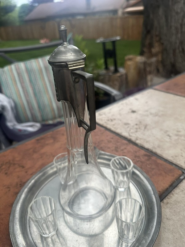 Art Nouveau carafe circa 1900 Darmstadt