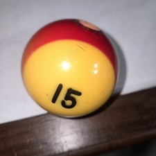 Vintage 15  Pool Ball