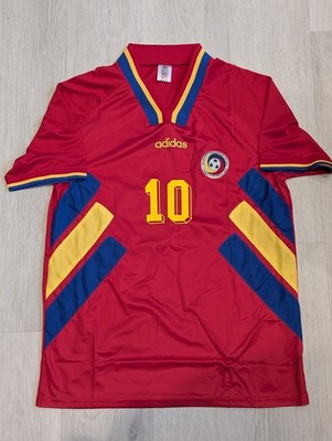 1994年　ワールドカップ　ルーマニア代表　ハジ　ユニフォーム　レプリカ Romania football shirt AWAY 1994 World Cup Football jersey Size