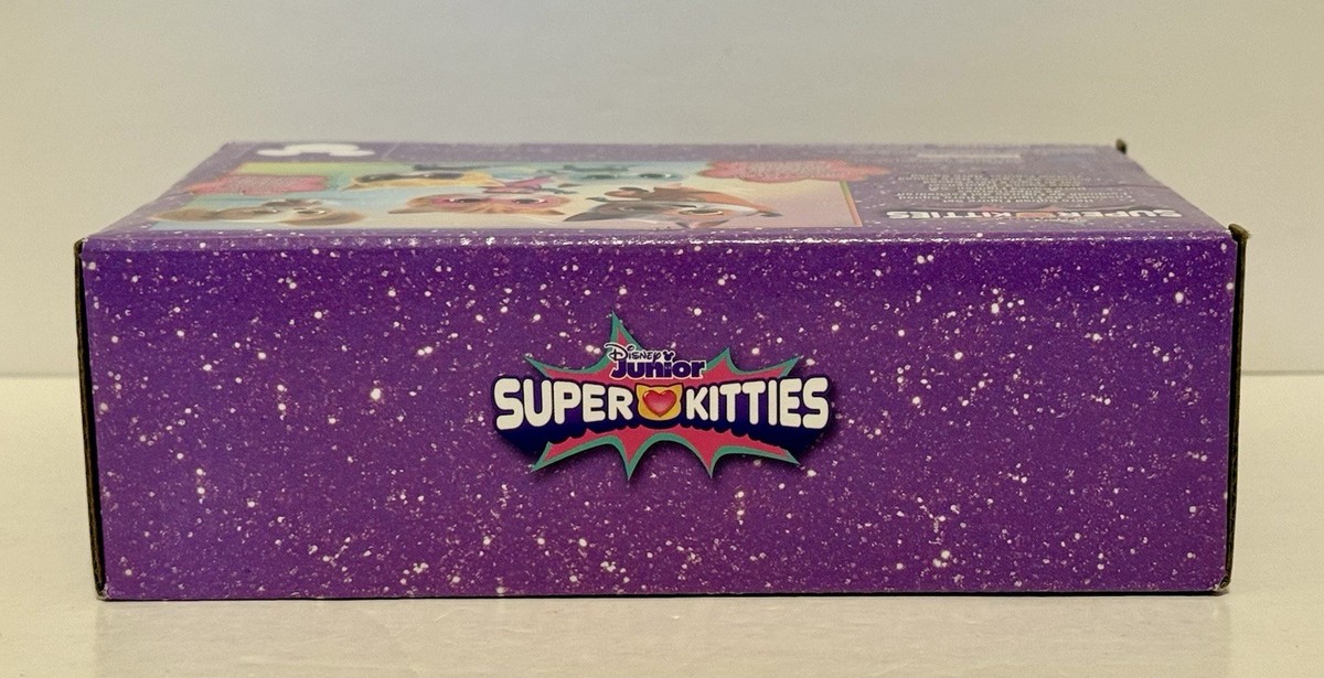 Disney Junior Super Kitties Hero Squad 5 Piece Figure Set NEW