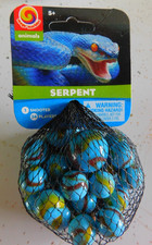 Mega Marble SERPENT MARBLE NET 24 Player Marbles 1 Shooter -Picture Header