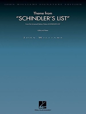 THEME FROM SCHINDLER'S LIST: FOR CELLO AND PIANO By John Williams **Excellent**