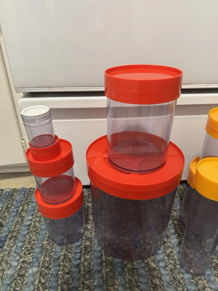 Erik Kold kitchen MCM Containers Canisters Lot of 13 - Image 3 of 4