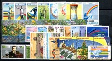 SAN MARINO 1995 1594-1618, 1635-1639 ** MNH YEAR Near COMPLETE (I3827