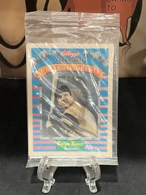 1991 Sportflics Kellogg s Corn Flakes Baseball Greats Ralph Kiner #15 Pirates