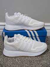 Size 5.5 Youth Unisex Adidas Multi X J GX8396 White Lace Up Low Top Sneakers