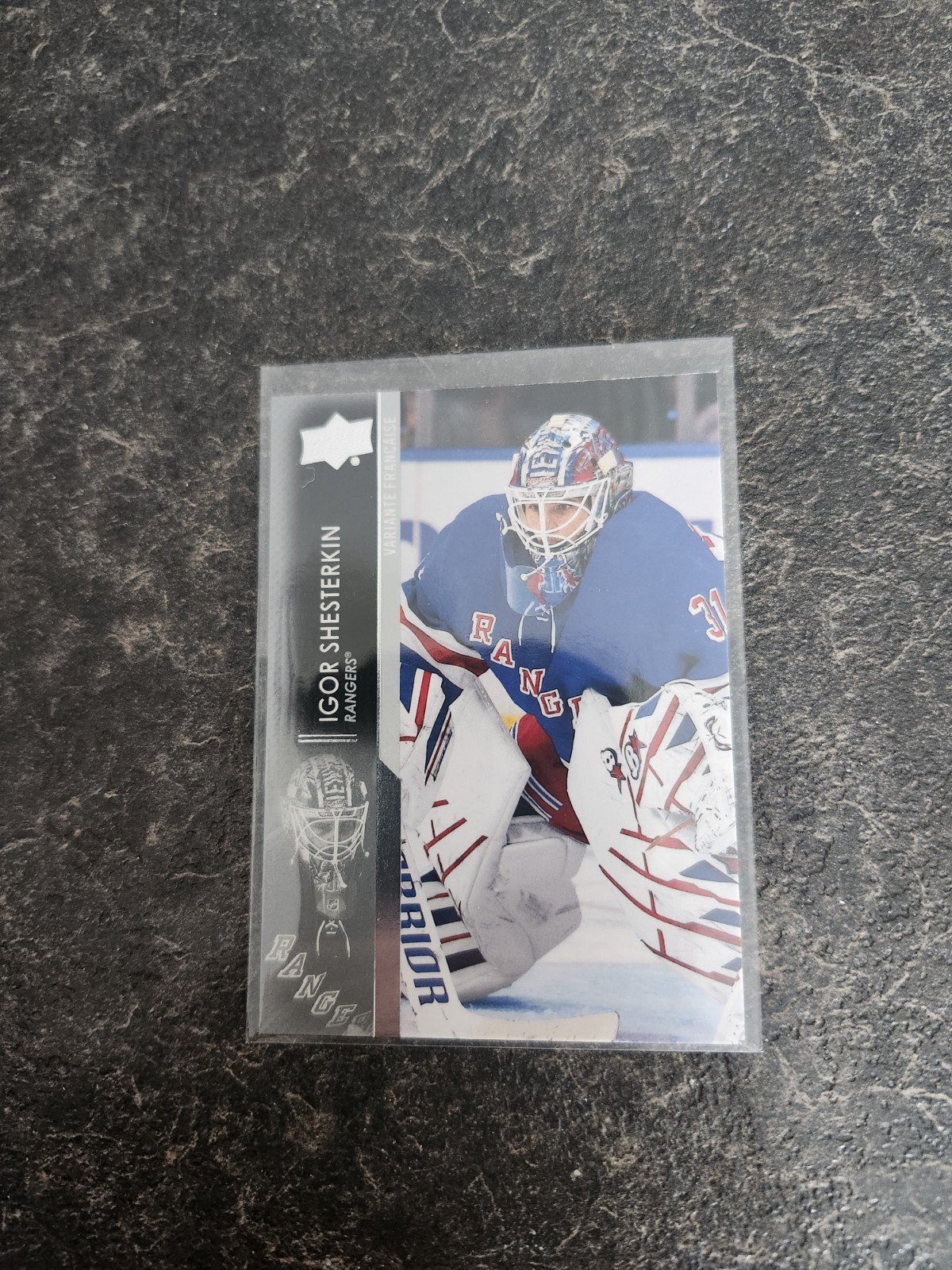 2021-22 Upper Deck Series 2 French Variation Igor Shesterkin Card# 371