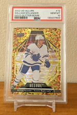 2022-23 PSA 10 Upper Deck Allure William Nylander Gold Glitter Bomb /199 POP 1