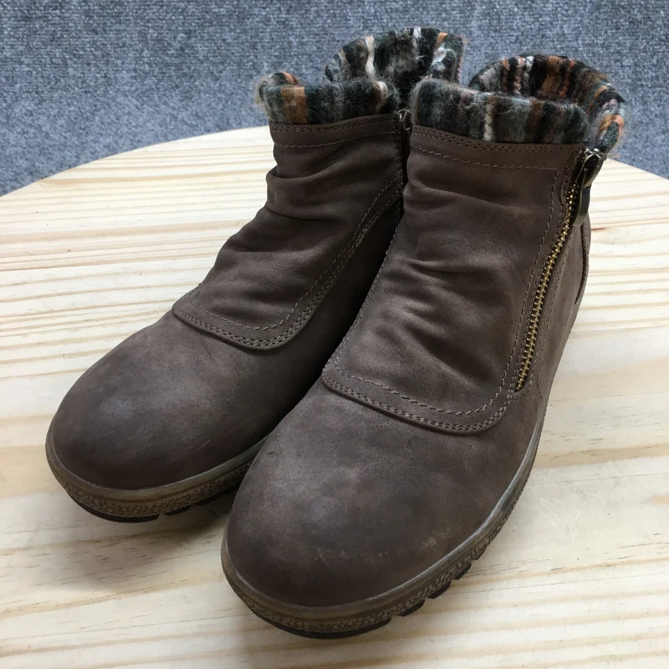 Botas Patrizia By Spring Step para mujer 8 Tracie informales con cremallera lateral botín al tobillo marrón Foto 3 de 4