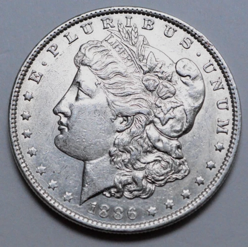 1886-P Morgan Dollar Better Date Silver Coin Sharp Details, No Reserve $