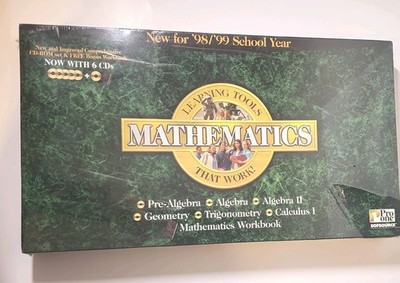 Mathematics Comprehensive 6 CD-ROM Set Algebra Geometry Trigonometry (PC 1998)