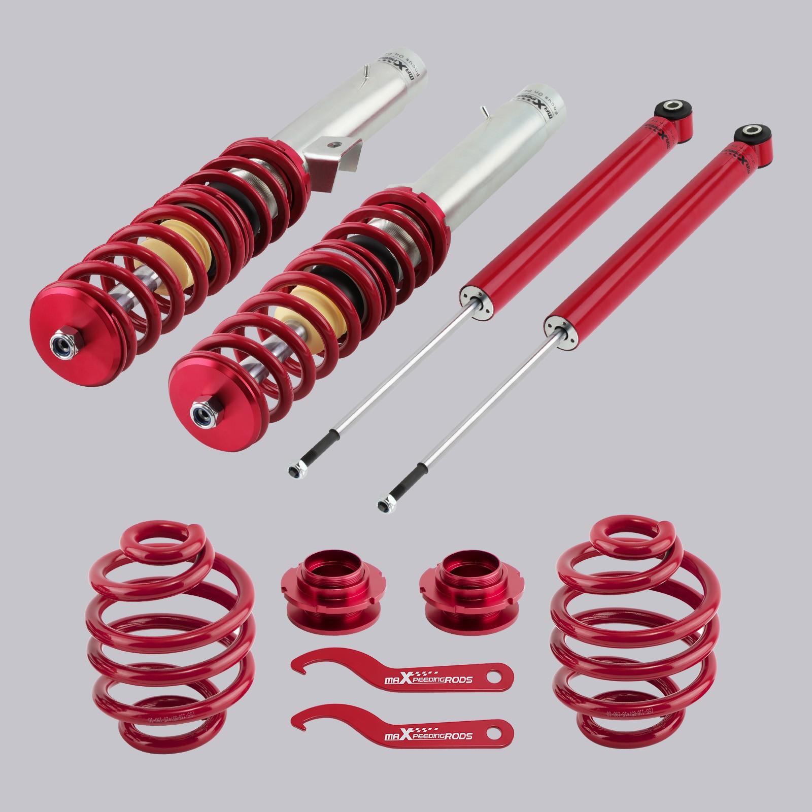 4pcs Coilover Kit for E46 Convertible 316 318 320 323 325 328 330 2000-2007