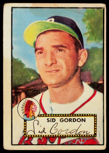 Sid Gordon #267 1952 Topps card