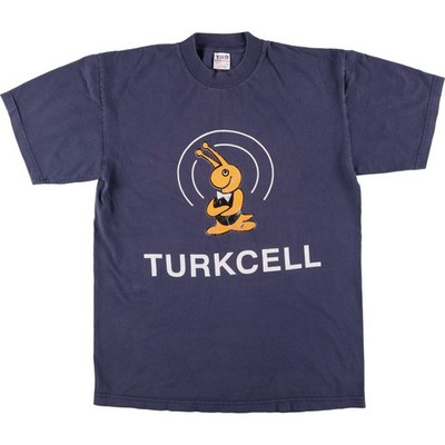 Vintage 2000'S TNT TURKCELL Advertising T-shirt Men's Size L