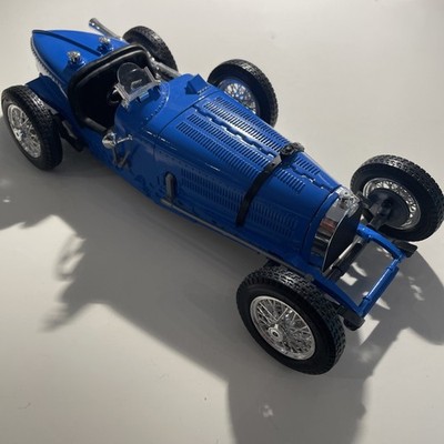 Bburago 1:18 Bugatti Type 59 1934 Grand Prix Blau Blue Made in Italy