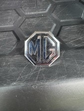 Nos Classic Mgb Midget Silver On Black Octagon Grill Badge Part No Cha344 Jf6236