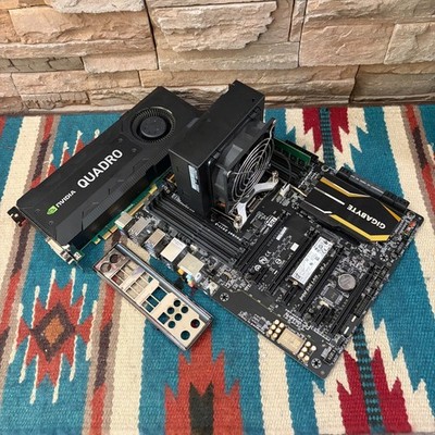 GIGABYTE X99-UD4 Motherboard Combo! Xeon 2697V3 14c 16GB RAM 256SSD Quadro 8GB