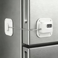 Refrigerator Lock,Fridge Locks for Kids,Freezer Lock with Combination for Ref...