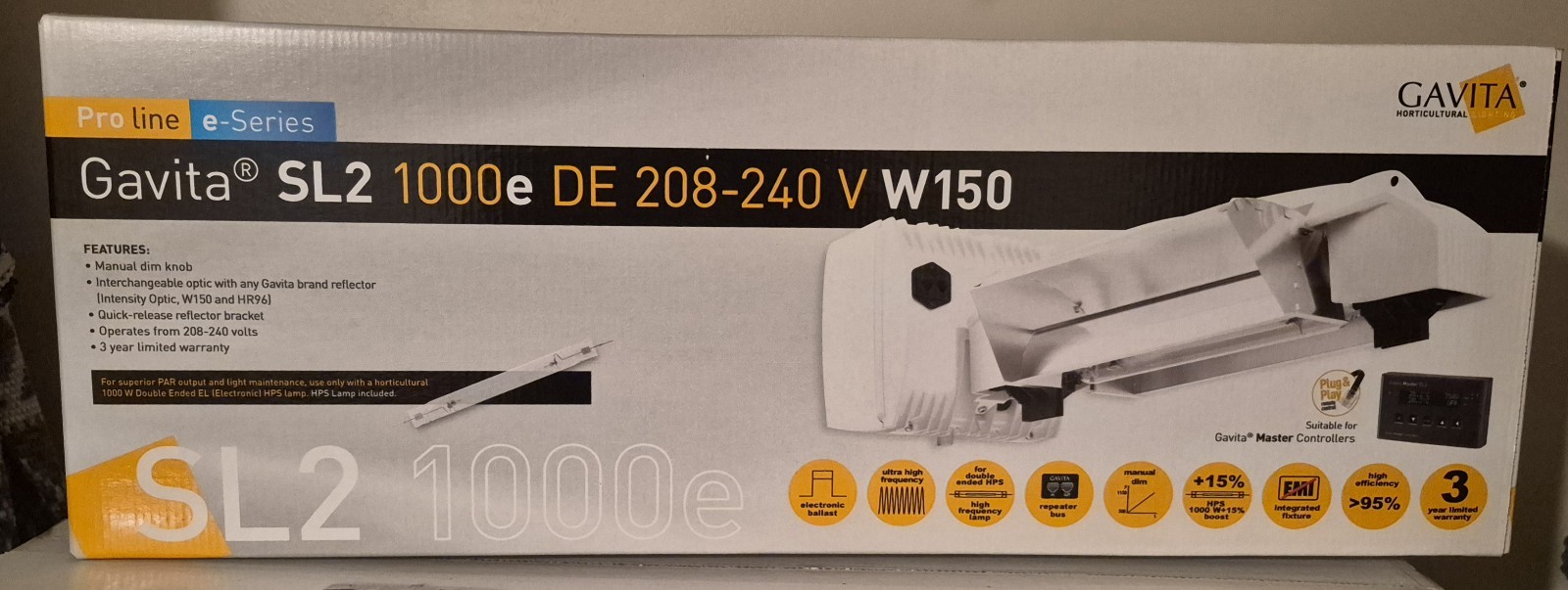 Sl2 1000e De 208-240 Volt W150 - 1000w (with Bulb)
