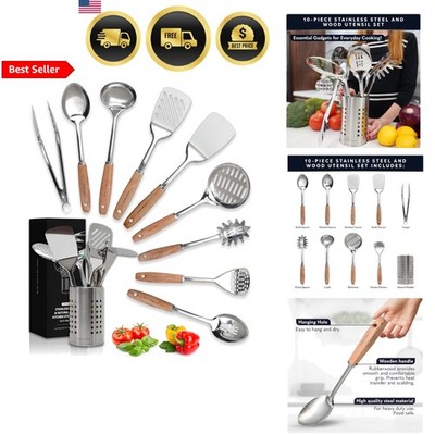 Kitchen Utensils Set Stainless Steel Cooking Gadgets Kitchen Tools 10 Pcs