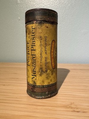 Vintage Johnson and Johnson Mustard Plaster with Ten Leaves