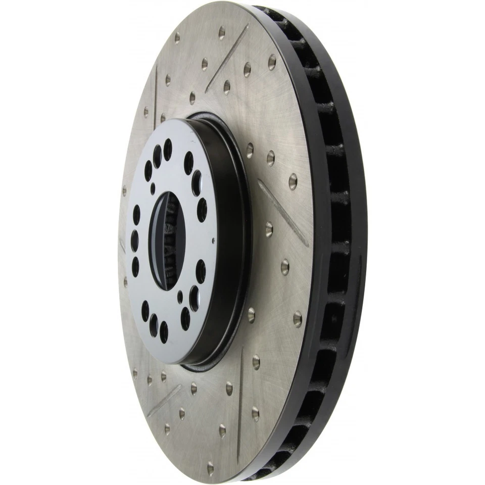 StopTech For Lexus GS300 1993-2005 Brake Rotor Sport Slotted - Passenger Side - Image 2 of 4