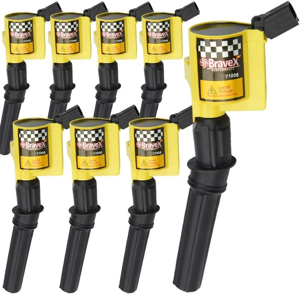 High Output Ignition Coil 8-Pack - Upgrade Energy for Ford F-150, F-250, F-350 Foto 3 de 4