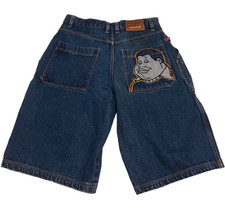 Platinum FUBU Fat Albert Denim Shorts Men  s W32 Baggy Y2K Hip Hop