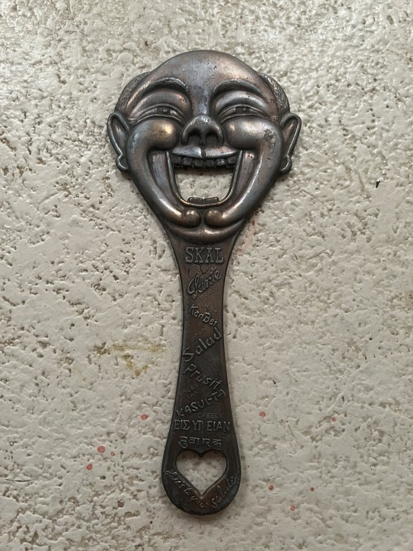 Metal VINTAGE sideshow bottle Opener 