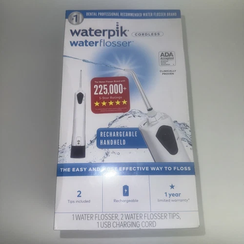 Waterpik Water Flosser Inalámbrico Dental Water Jet 2021 Sellado Nuevo en Caja Sin Baterías 